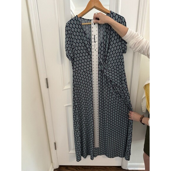 41Hawthorn Maxi Dress‎ Women’s Plus Size 1X Short Sleeve Waist Knot Stretchy - Picture 9 of 10
